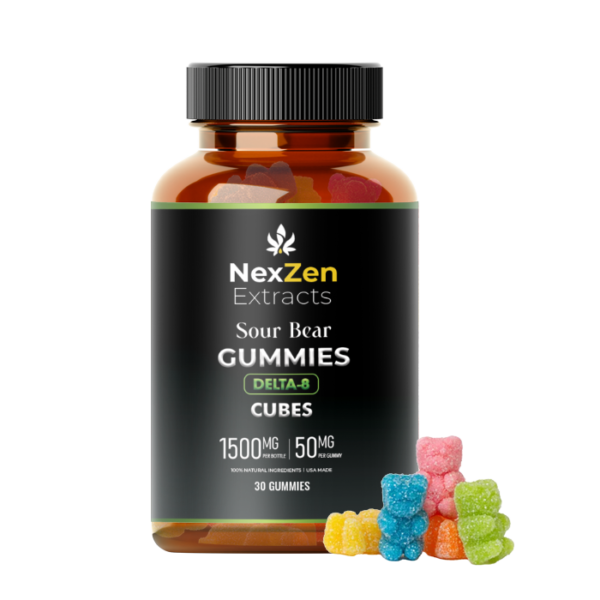 Delta 8 THC Gummies – Sour Bear (1500mg)