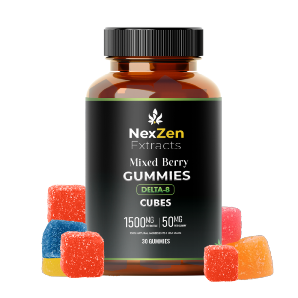 Mixed Berry Delta 8 Gummies – 1500mg