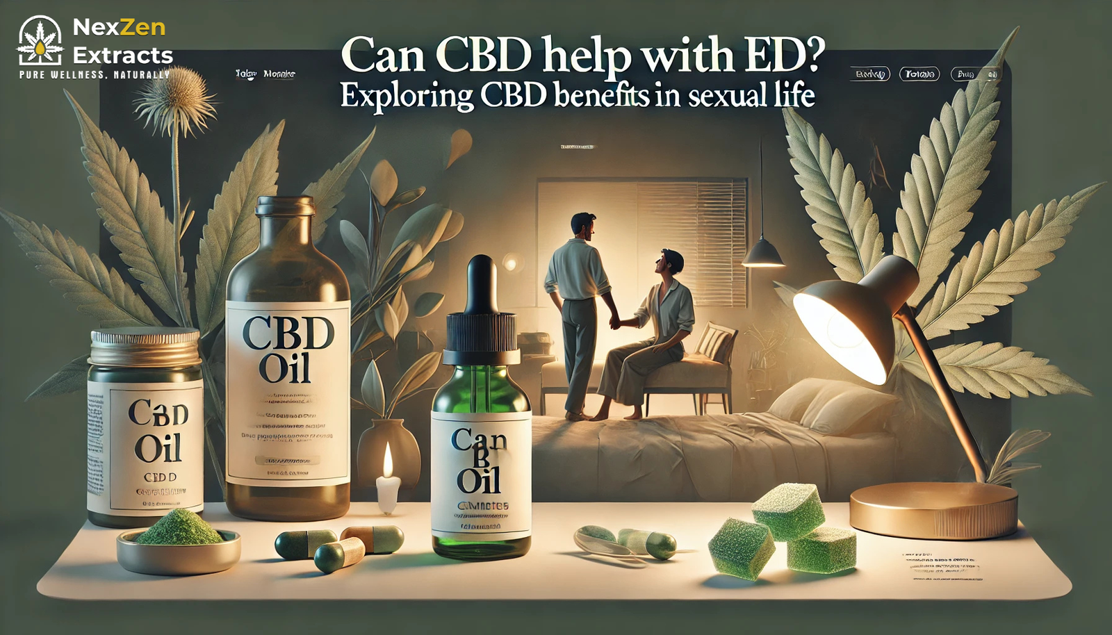 Can CBD Help with ED? Exploring CBD Benefits in Sexual Life