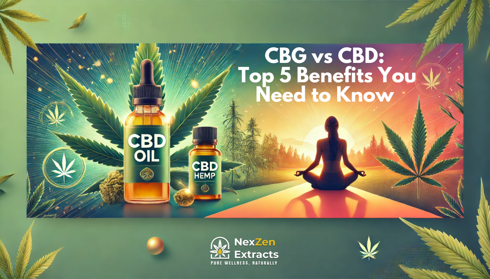 NexZen Extracts : CBD vs CBG