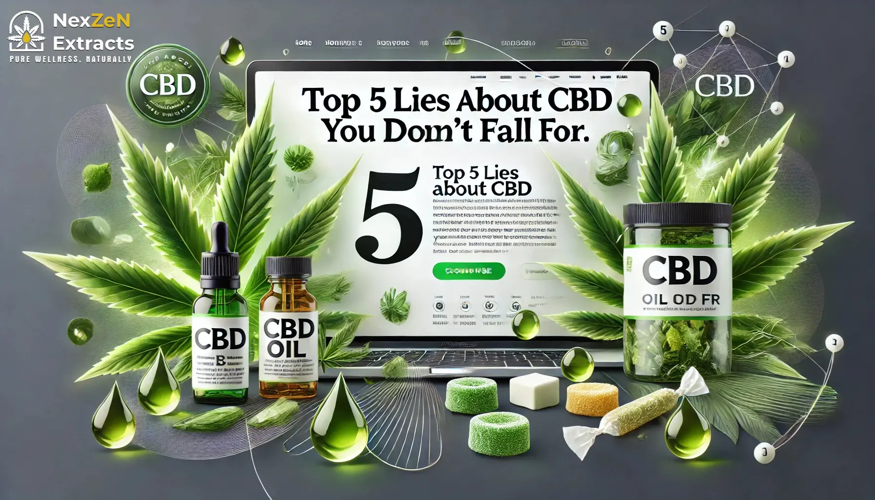 Top 5 Lies about CBD