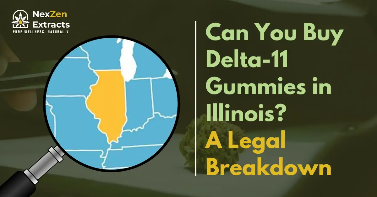 Can You Buy Delta-11 Gummies in Illinois? A Legal Breakdown