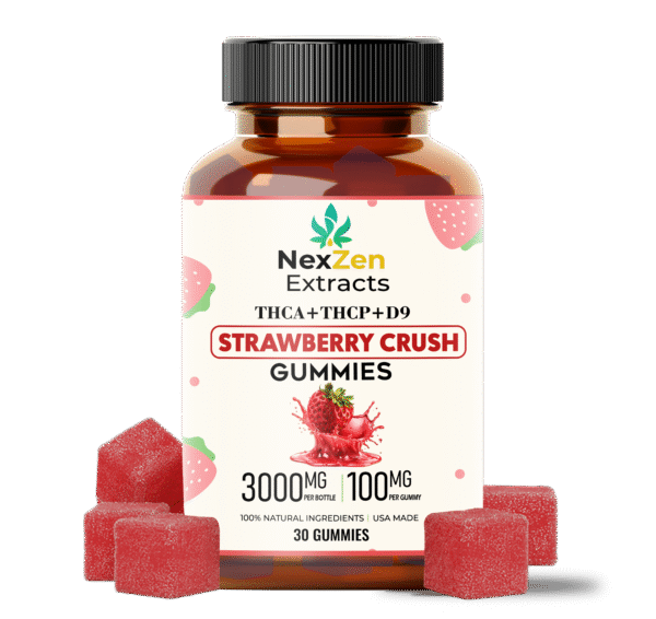 THCA+THCP+D9 Strawberry Crush Gummies - Image 2