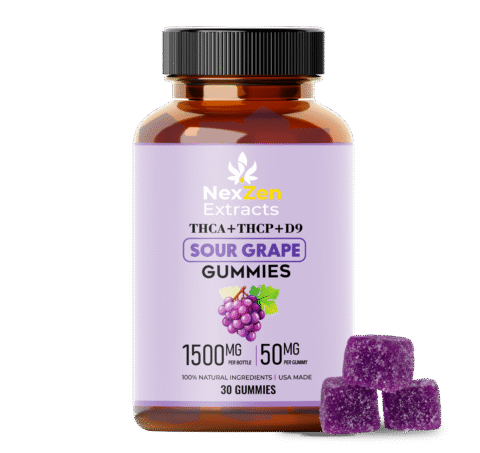 THCA+THCP+D9 Sour Grape Gummies