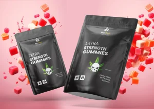 100 mg Edible – Extra Strength D9 THC Brick Gummies – 5 Pack