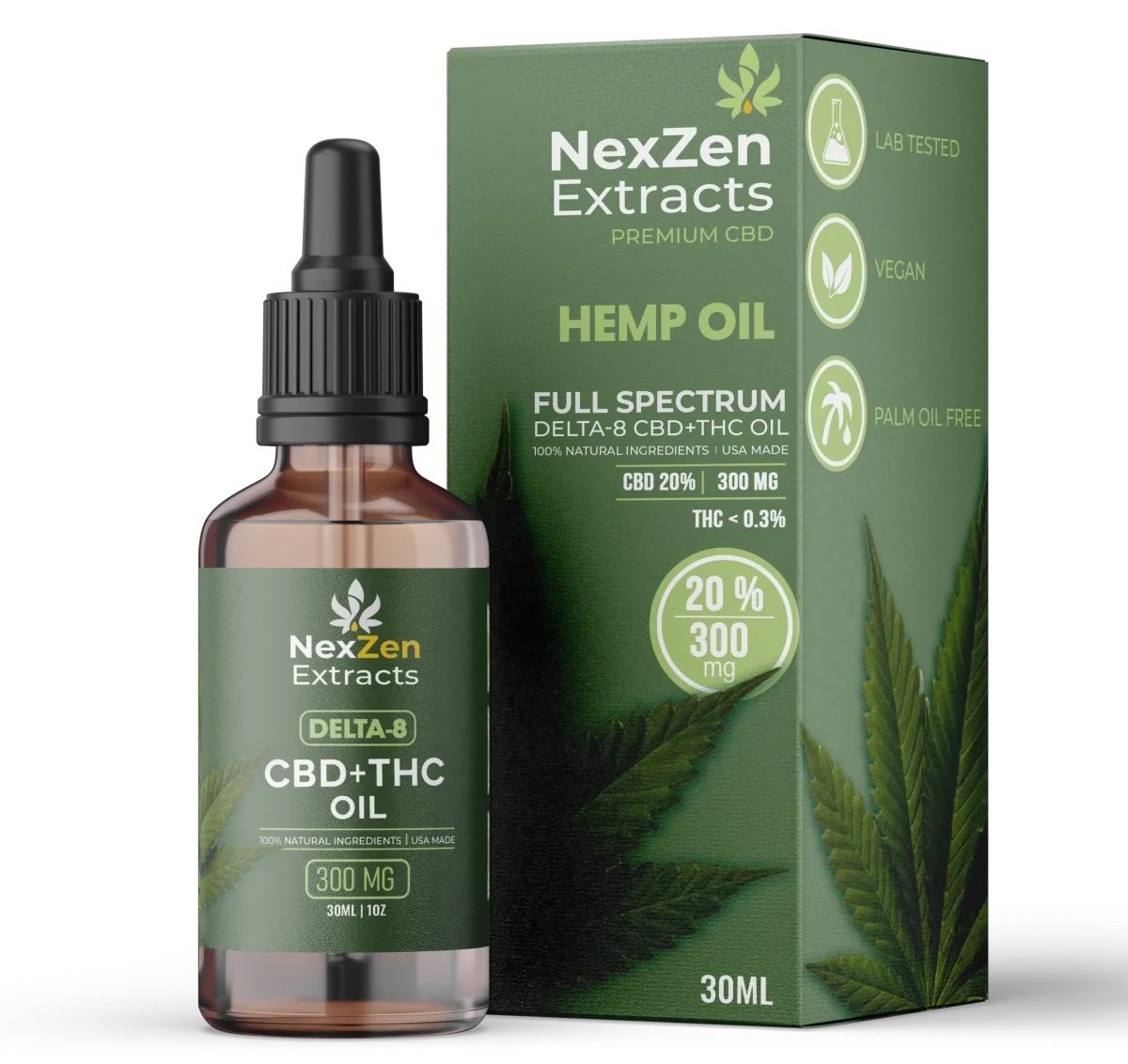 Delta 9 Oil (CBD + THC Oil) - Image 1
