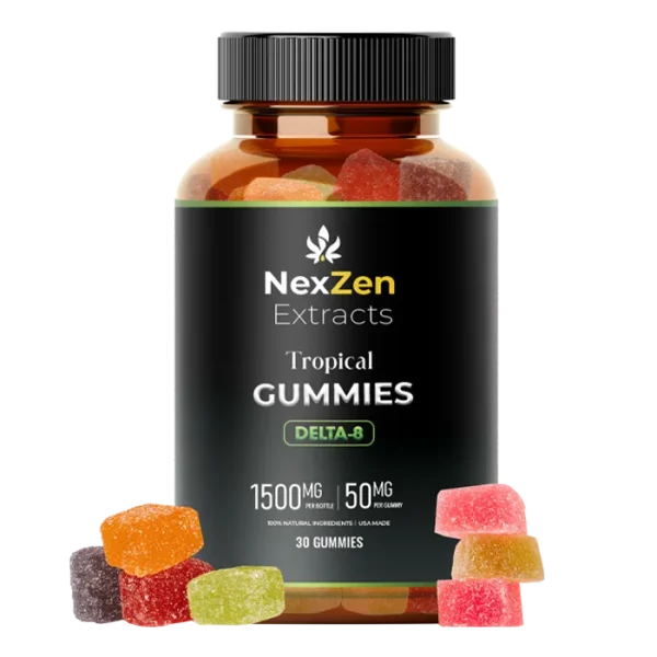 1500mg Delta 8 Gummies (Tropical)
