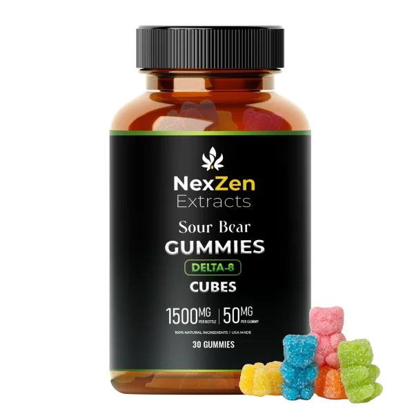Delta 8 THC Gummies – Sour Bear (1500mg)