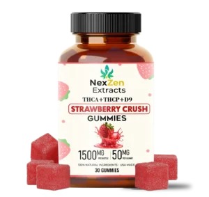 THCA+THCP+D9 Strawberry Crush Gummies