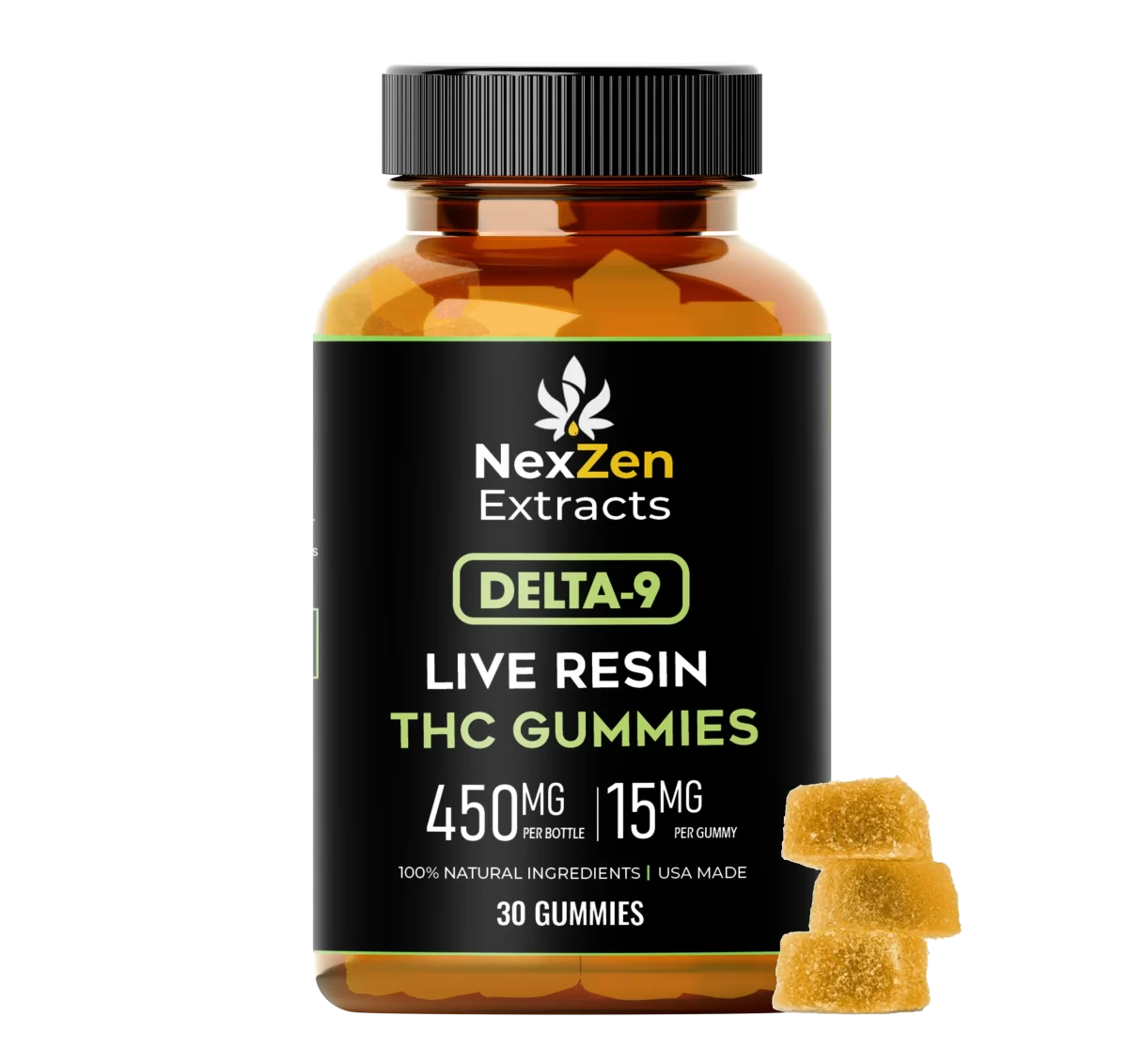 Live Resin Delta–9 THC Gummies - Image 1