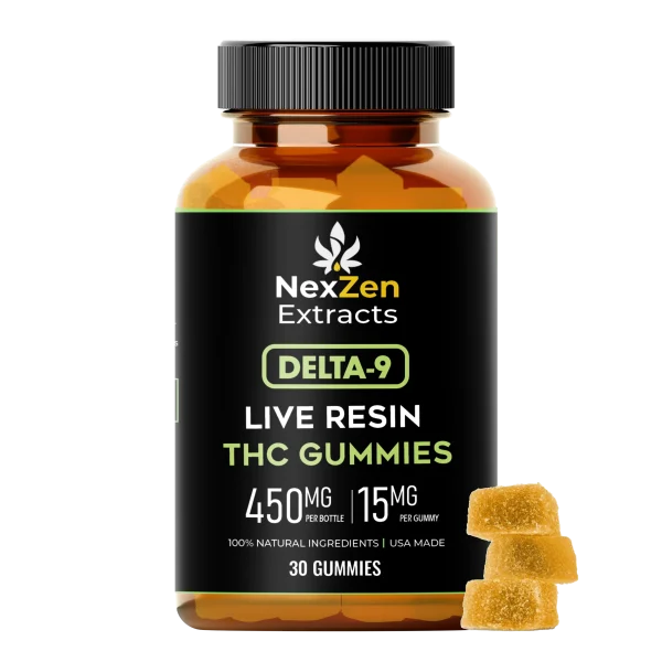 Live Resin Delta–9 THC Gummies