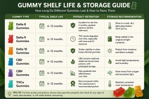 Gummy Shelf Live & Storage Grade