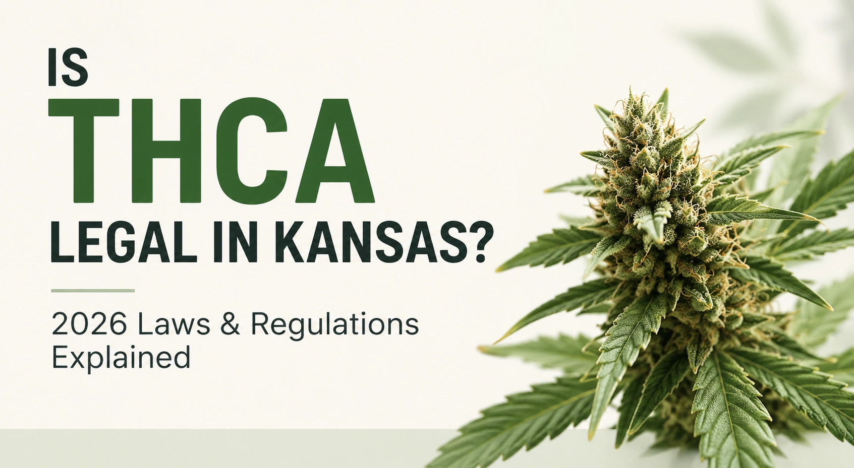 Is THCA Legal in Kansas (2026 Laws & Regulations Explained)