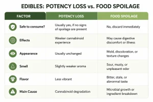 Quick Comparison Potency Loss vs. Spoilage