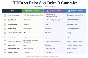 delta 8 vs delta 9 vs thca