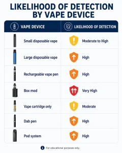 detection of vape devices