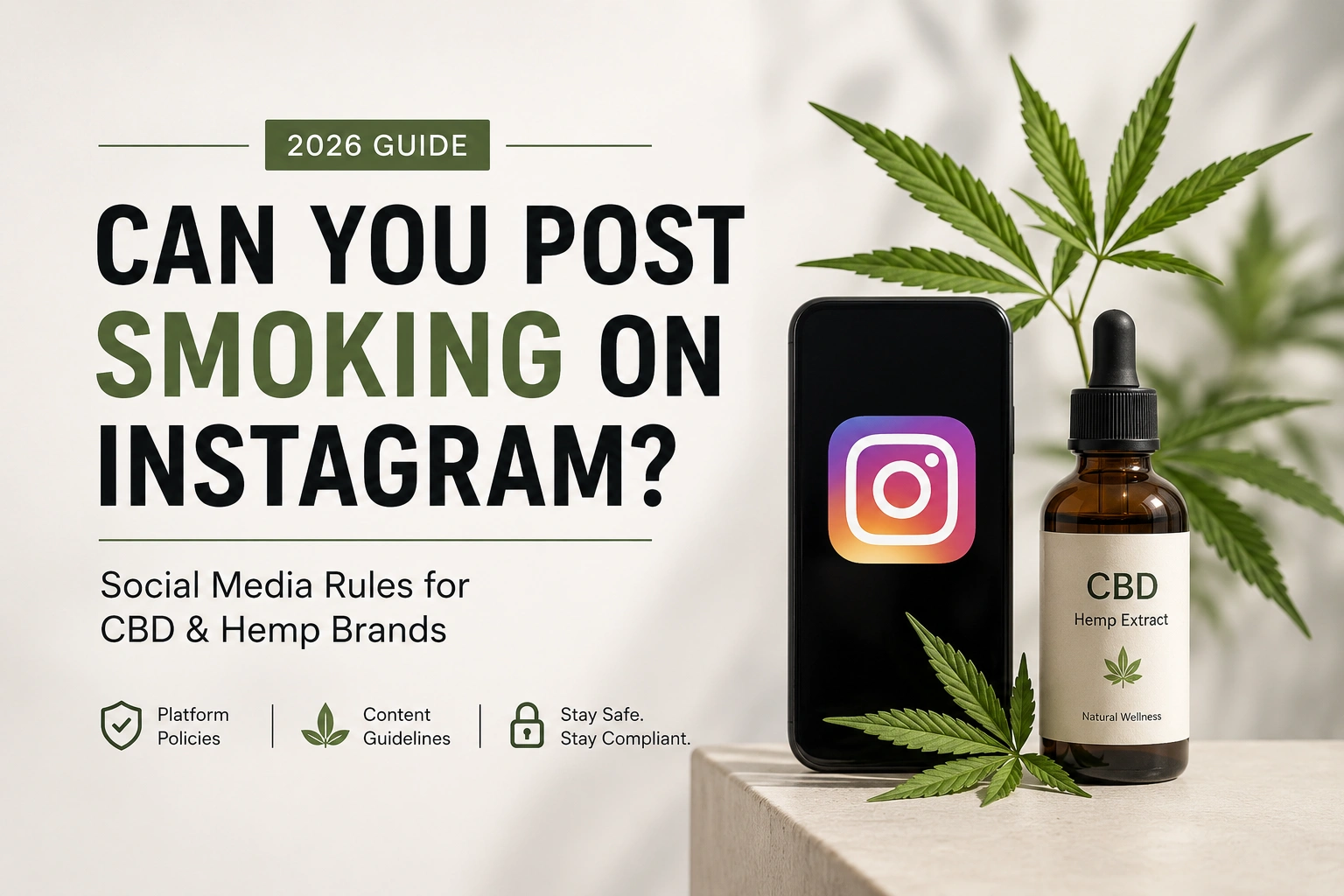 can you post smoking on instagram