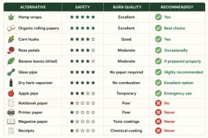 Quick Comparison Rolling Paper Alternatives